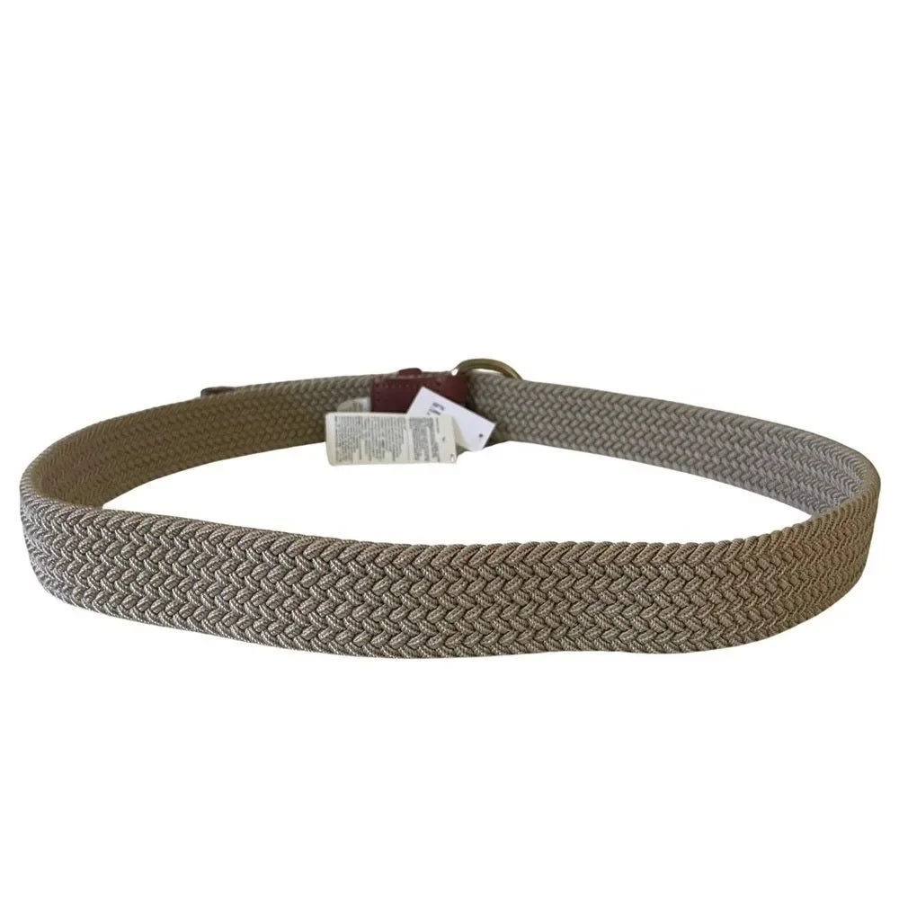 New Gap Woven Stretch Belt Khaki Size 36
